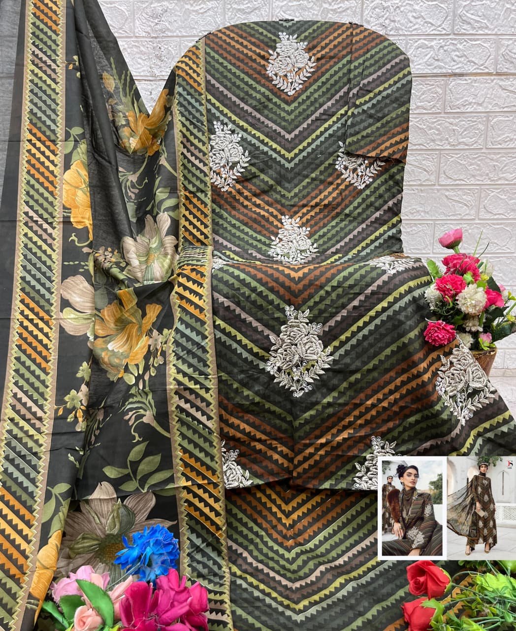 Maria B. Mprint 25-5 by Deepsy Suits - Image 3