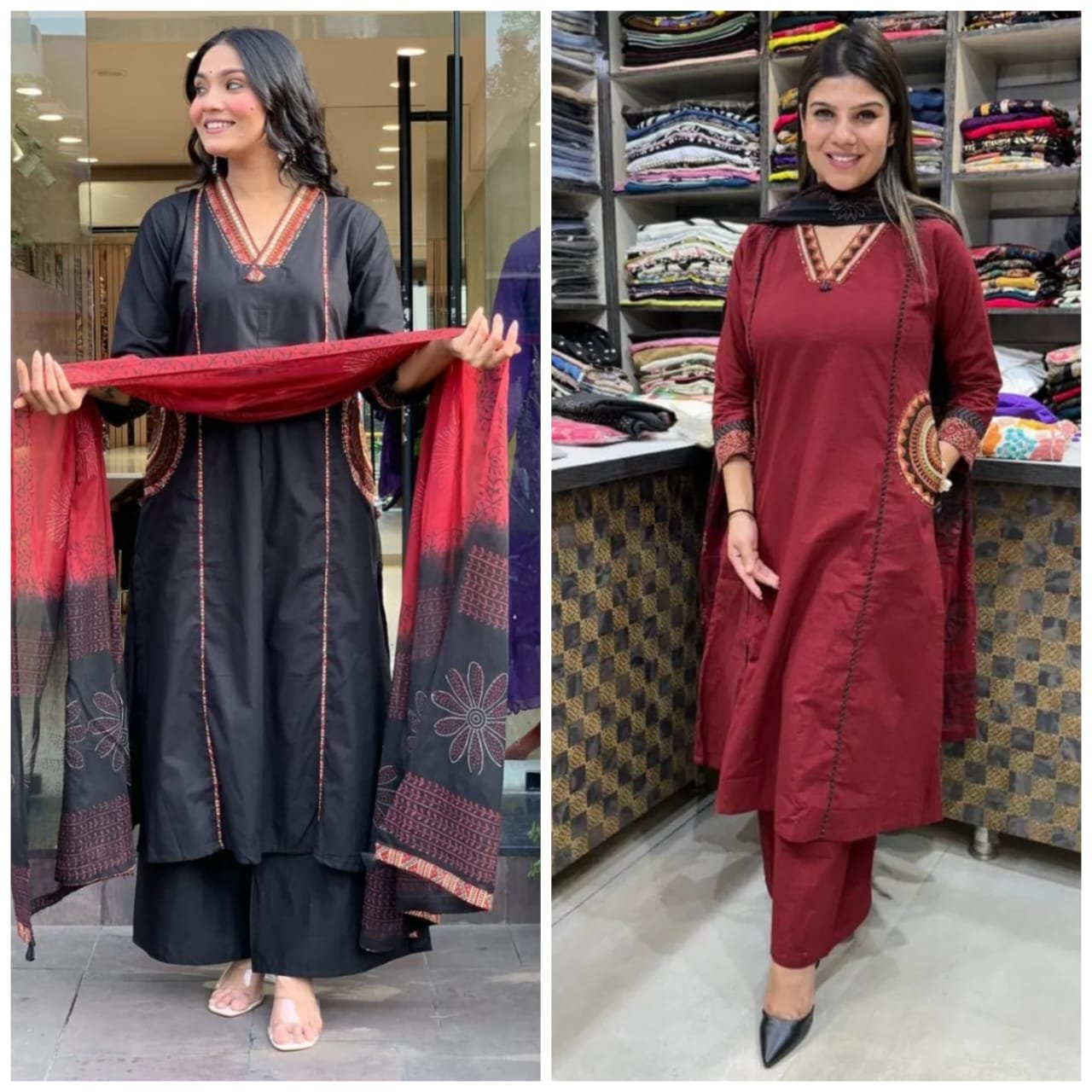 🪷🪻 NEW LAUNCHING PURE COTTON SIDE POCKET SUIT SET 🪻🪷