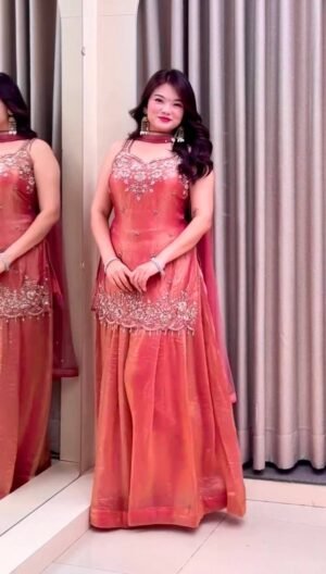 Alternative view of LAUNCHING NEW TRANDING COLLECTION 3 PIECE FANCY KURTI WITH PLAZZO AND BEAUTIFUL DUPATTA