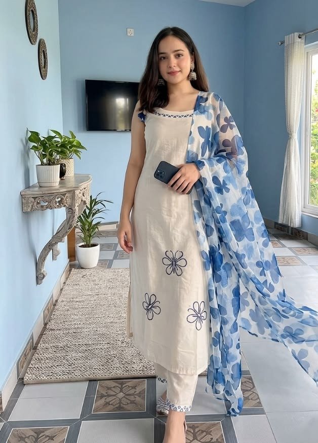 Trending Now - Kurti Pant Dupatta Set - Image 3