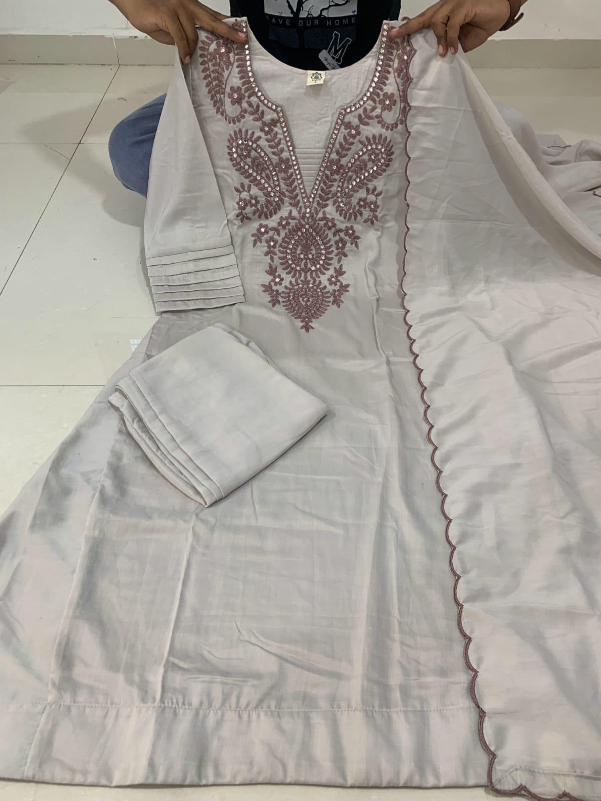 NEW LAUNCH 3 PICSE VANI EMBROIDERY WORK - Image 2