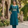 A-Line Kurti with Plazzo