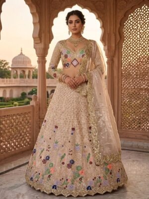AK Launching 4 meter flared Jimmy Chu Fabric Lehenga, Exceptional Quality with Can-Can and Canvas Layers, A Perfect Fusion of Glamour and Comfort