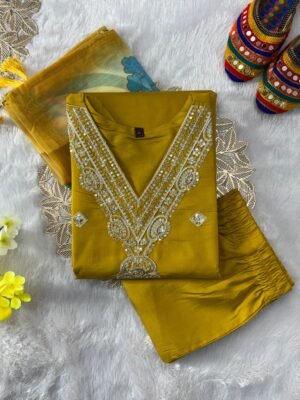 Alternative view of New Designers Kurti Pent Dupatta Set