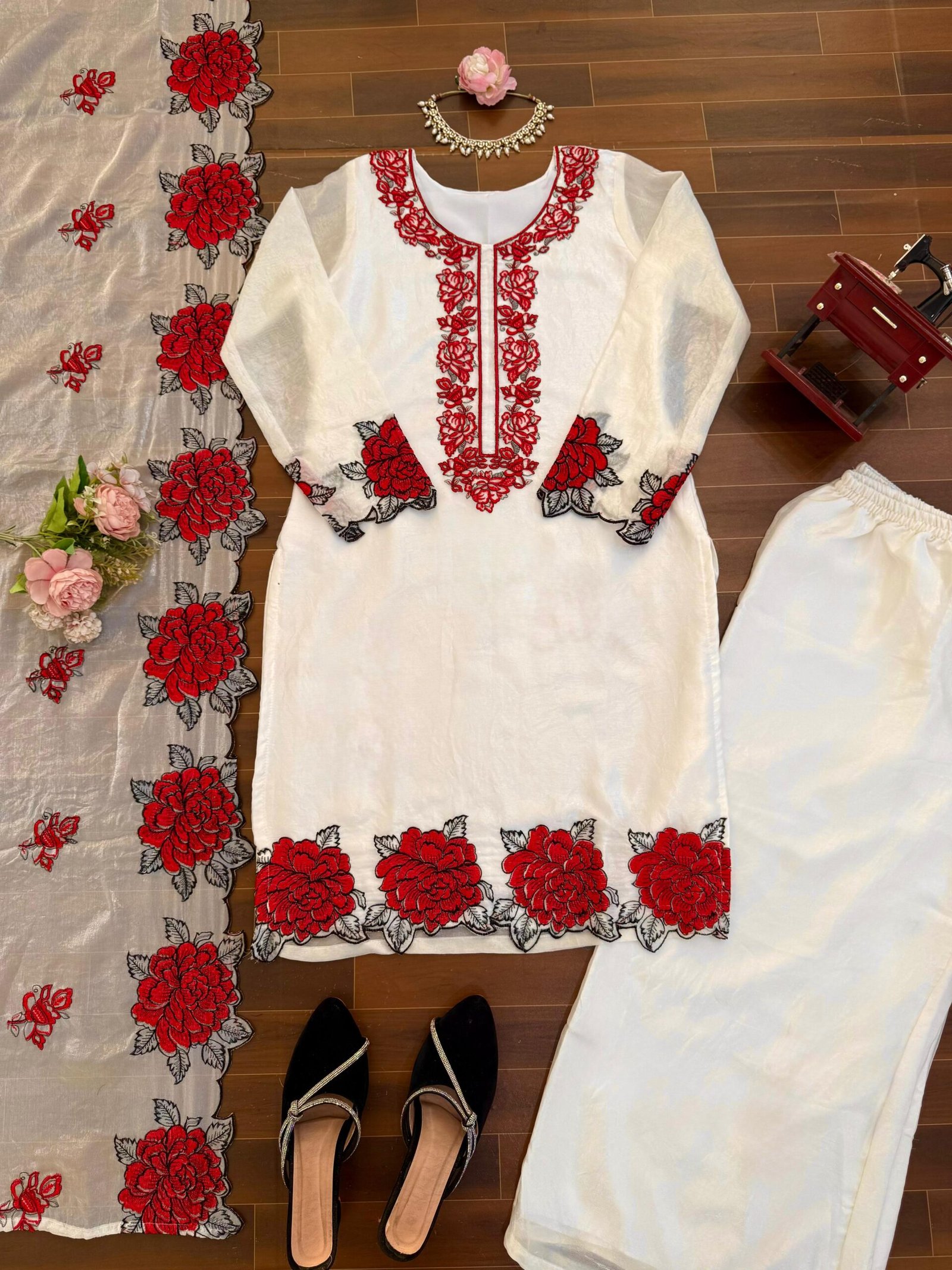 Introducing the All-New 5000 Series – Premium Elegance, One Level Up! Style Code: 6007 Step into effortless charm with our exclusive 3-piece set – crafted for comfort, stitched with grace. - Image 4