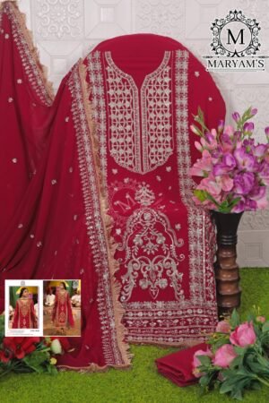 Alternative view of Georgette With Sequence Embroidery Work