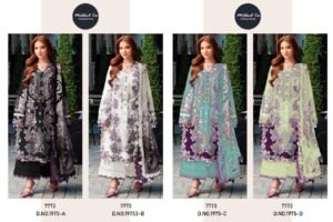 MEHBOOB TEX  OMBRE LAWN COLLECTION  Design No-1975 (ABCD)