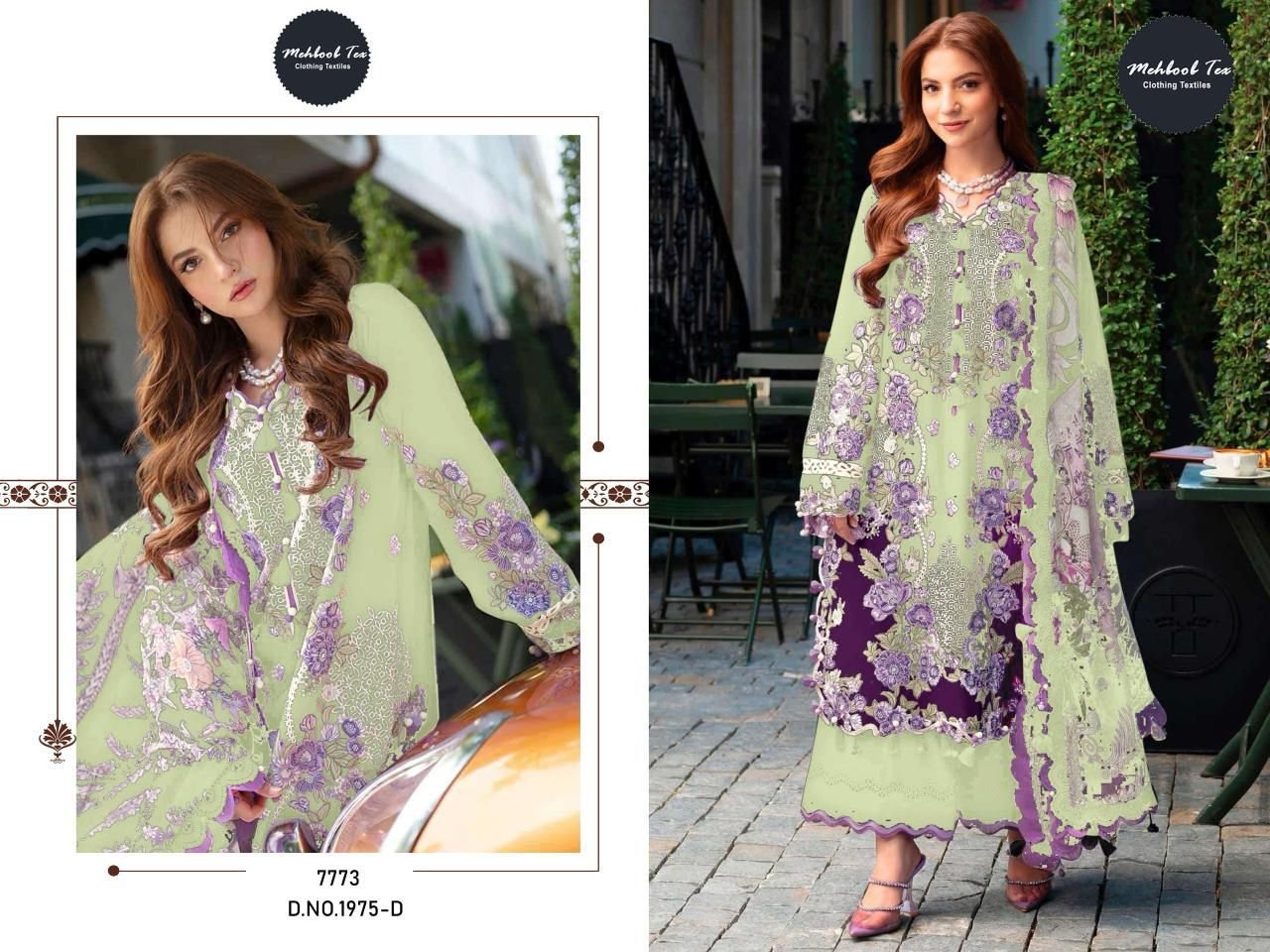 MEHBOOB TEX OMBRE LAWN COLLECTION Design No-1975 (ABCD) - Image 4