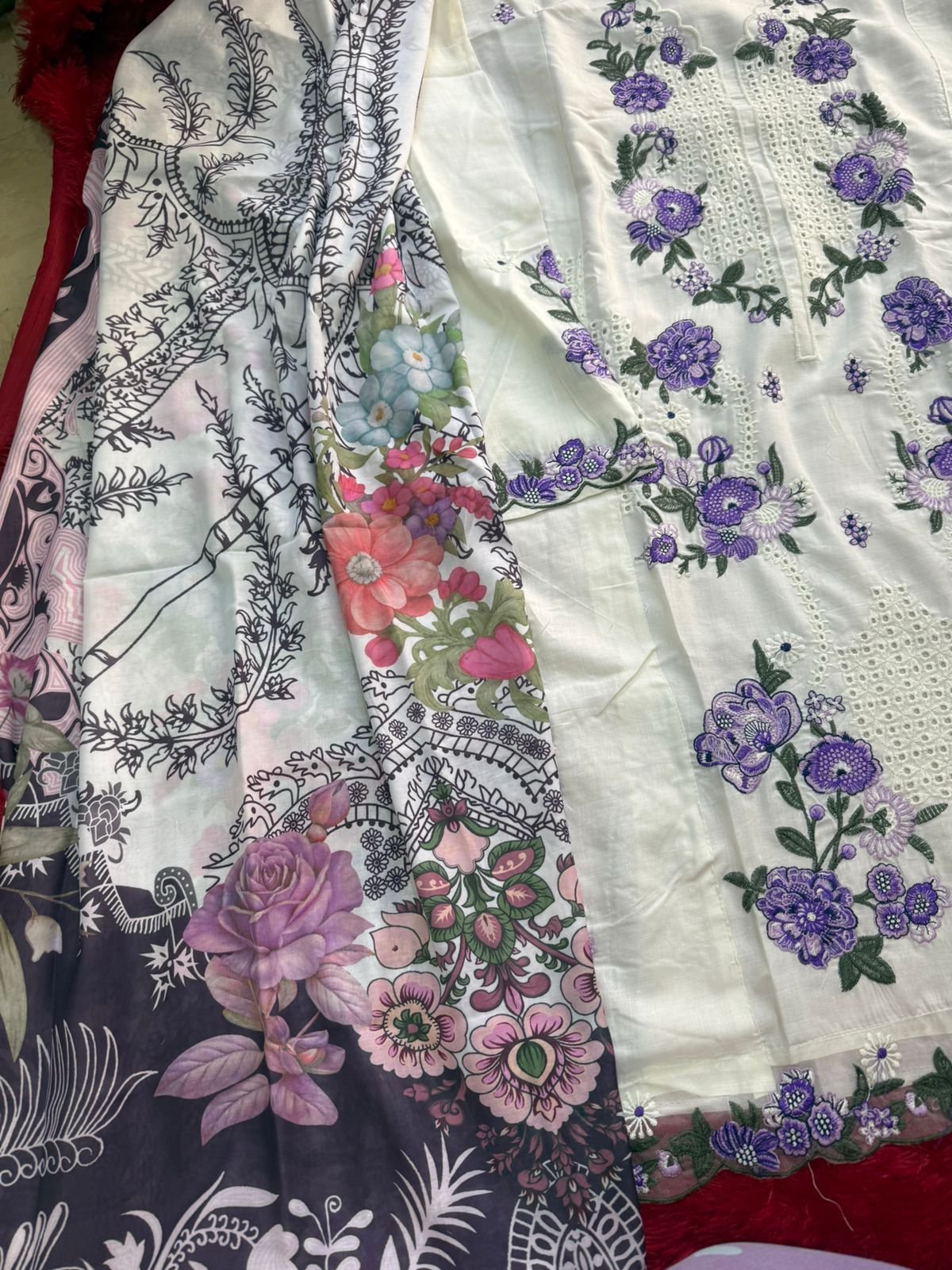 MEHBOOB TEX OMBRE LAWN COLLECTION Design No-1975 (ABCD) - Image 9