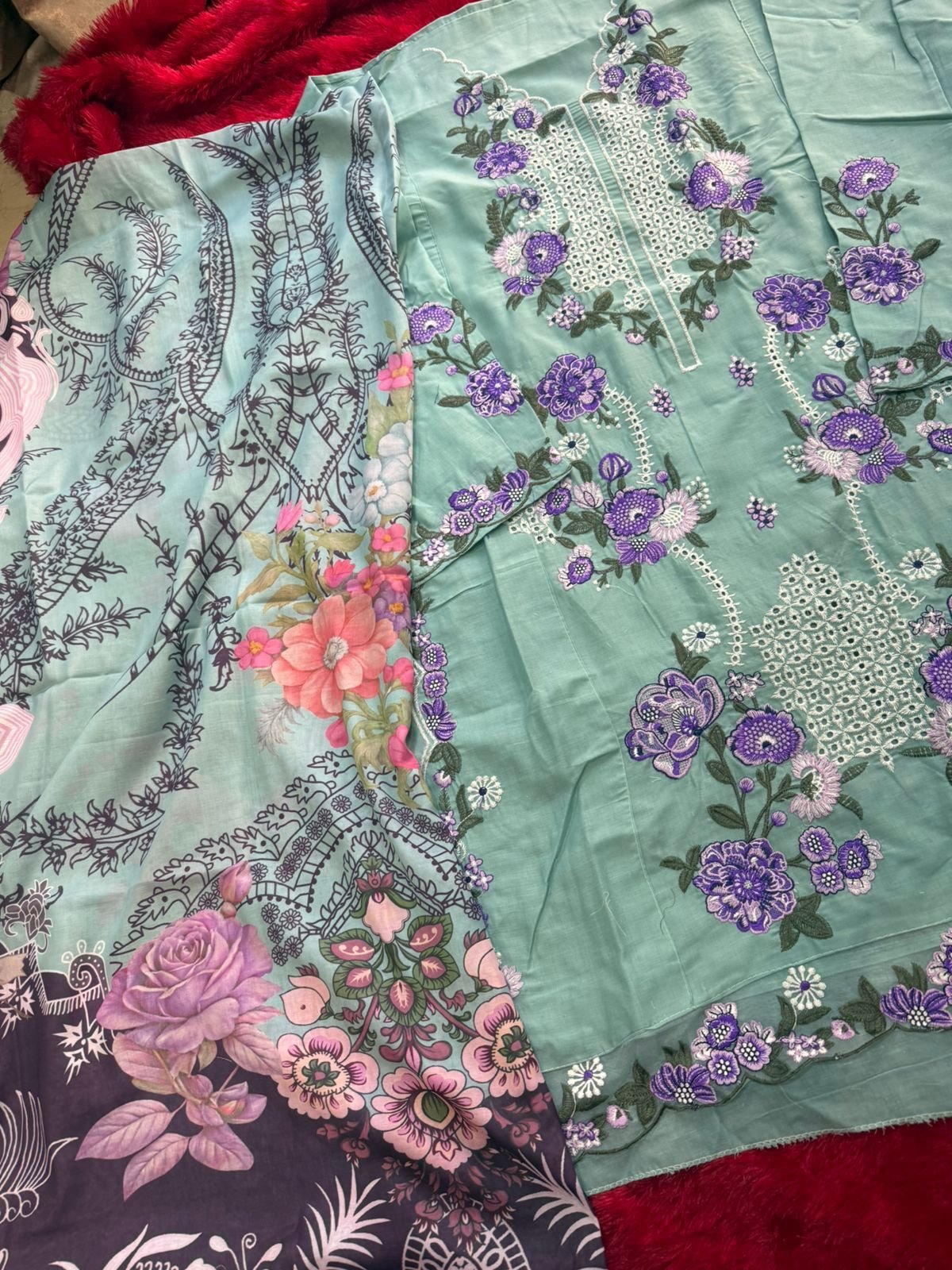 MEHBOOB TEX OMBRE LAWN COLLECTION Design No-1975 (ABCD) - Image 7