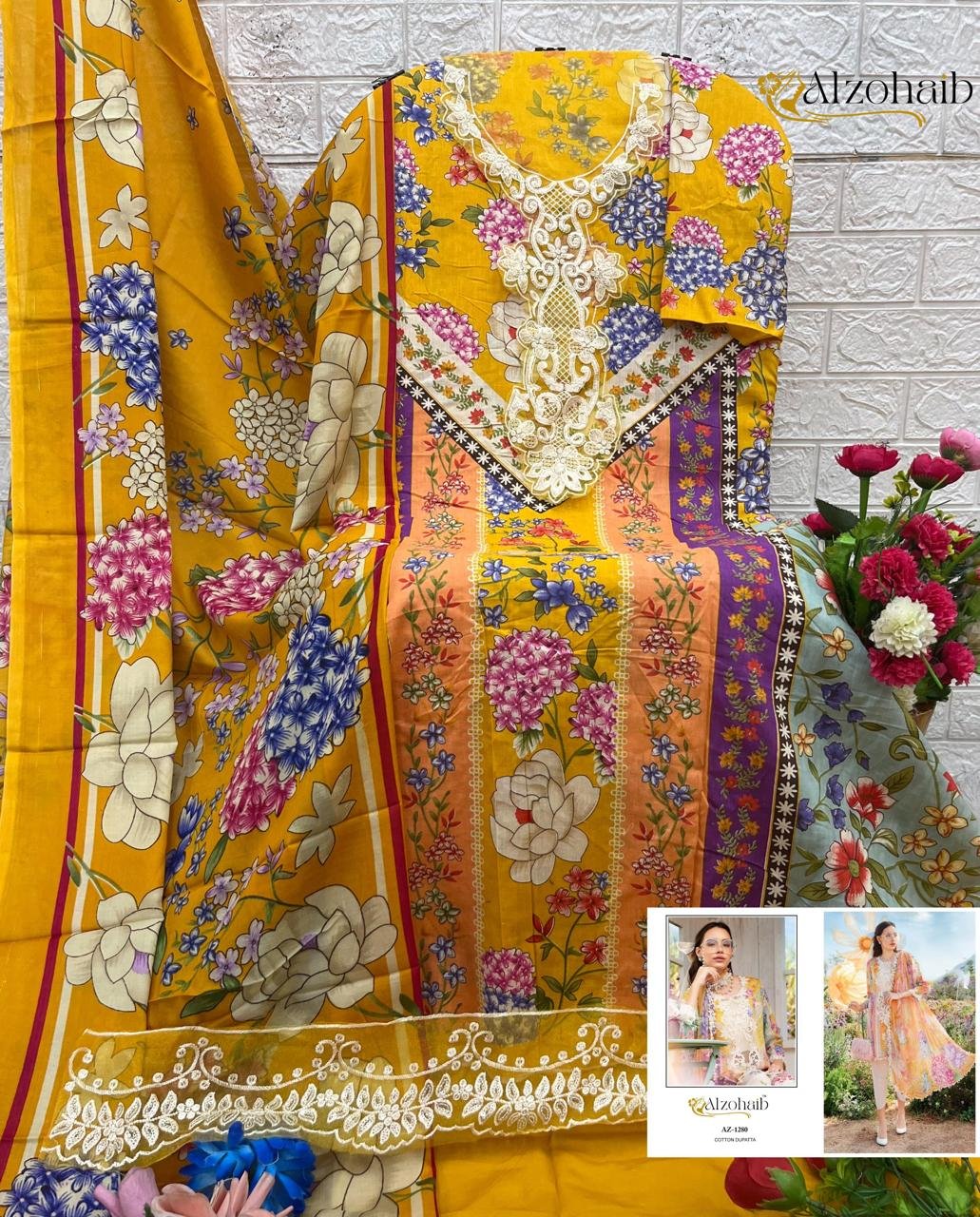 Heavy Pure Fox Georgette,Rayon And Cotton With Heavy Embroidered Very Beautiful Design And Sequence Work High Quality Material - Image 5