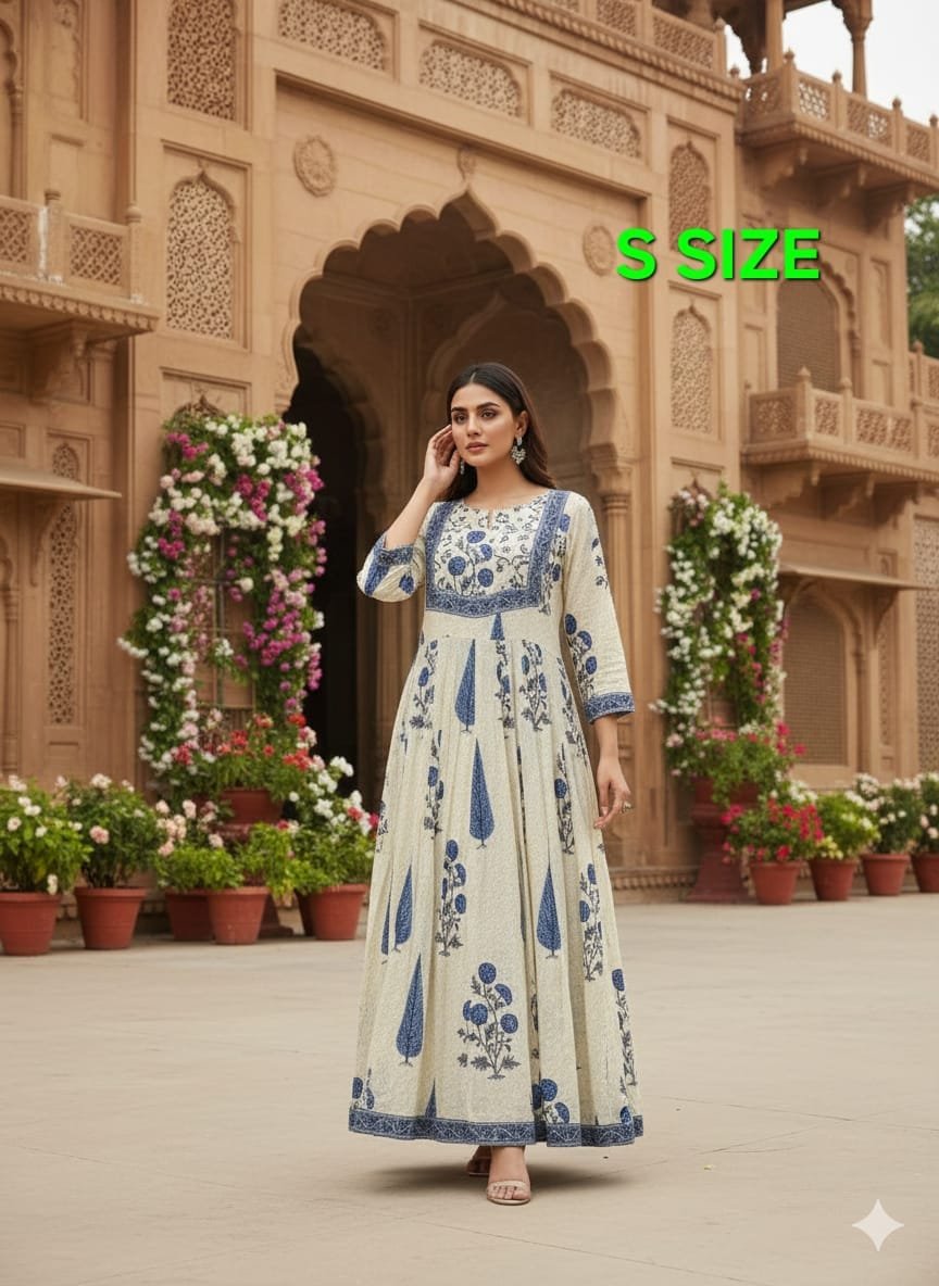 Heavy Pure Fox Georgette,Rayon And Cotton With Heavy Embroidered Very Beautiful Design And Sequence Work High Quality Material - Image 8