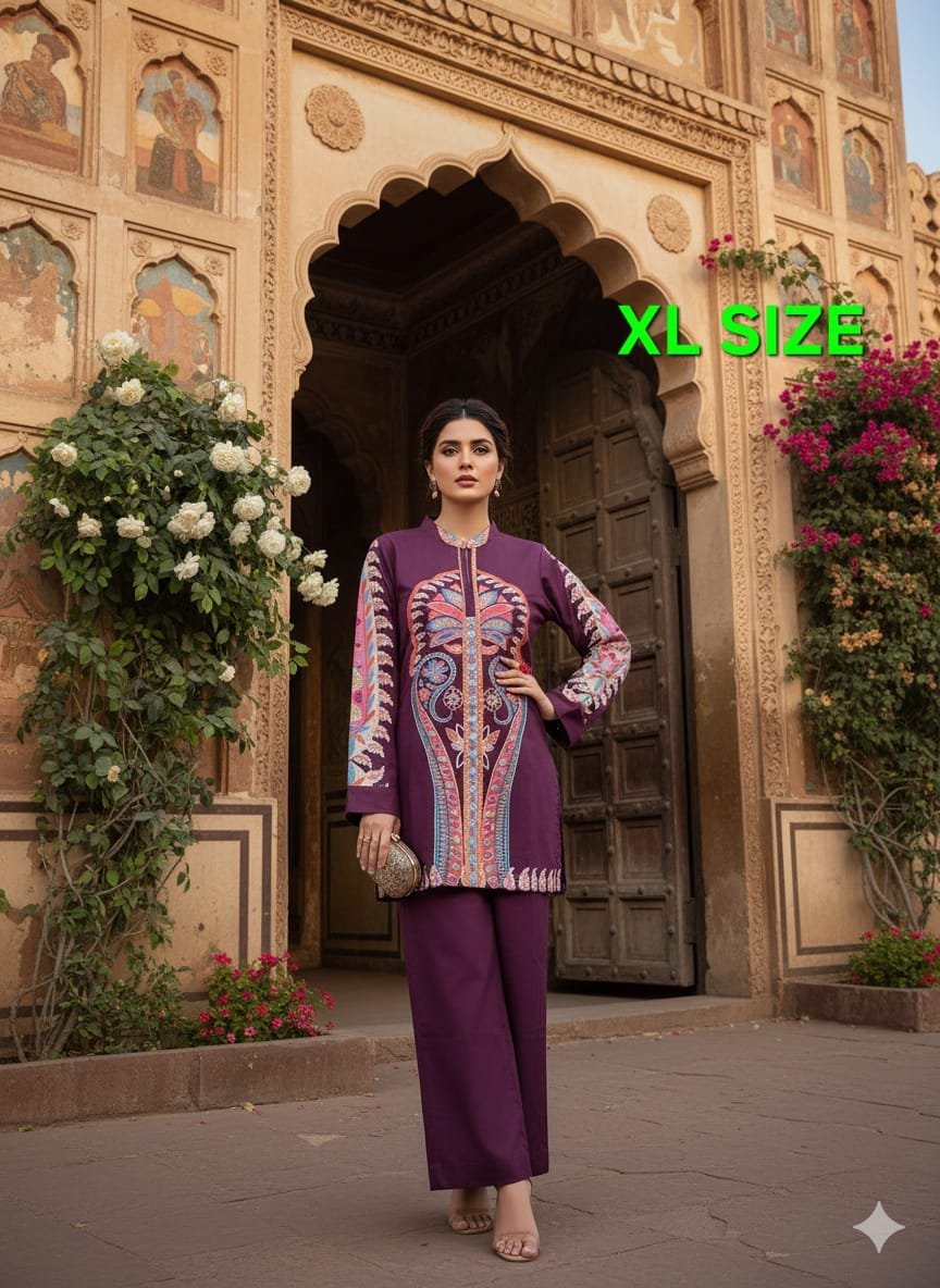 Heavy Pure Fox Georgette,Rayon And Cotton With Heavy Embroidered Very Beautiful Design And Sequence Work High Quality Material - Image 8
