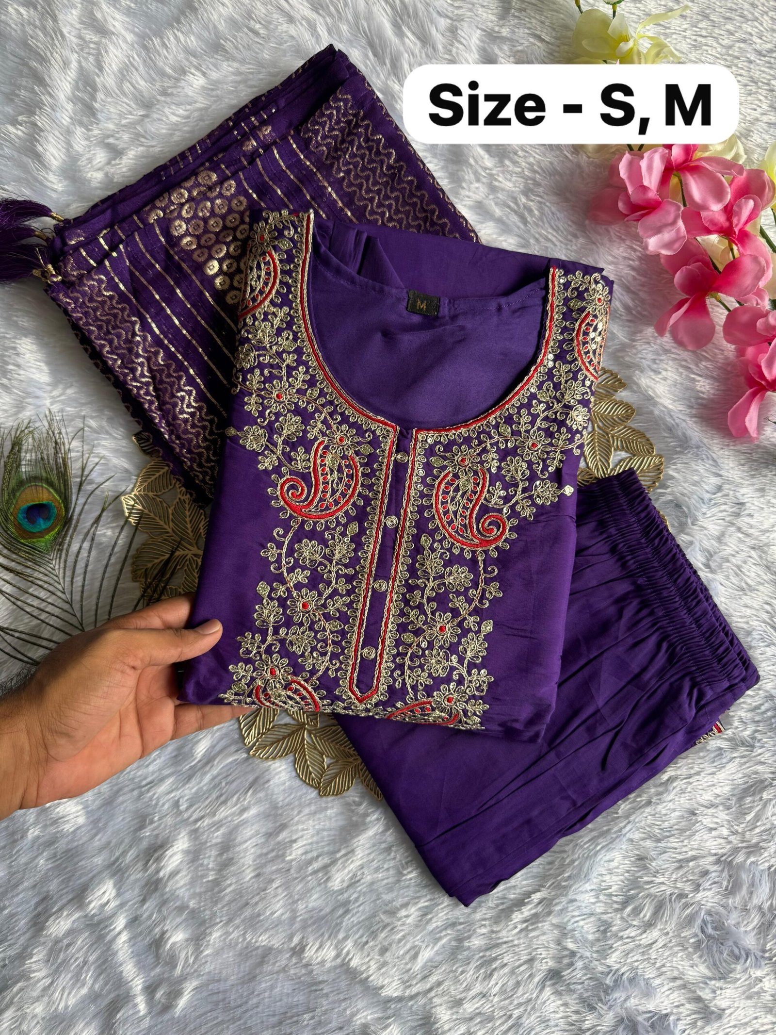 STITCHED The Colour May Vary Slightly From The Picture Due To Lighting Condition - Image 2