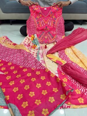 Alternative view of STITCHED NEW ARRIVALS Premium Pure Chinon Suit Set