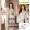 unstiched MAH-E-ROOH  DESIGN NO : 5233  TOP & SLEEVES  : Heavy Chiffon with Embroidered 3mm Sequence work + Khatli Work