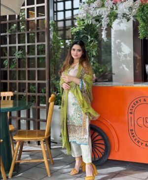 STITCHED New Launch Alert: Dive into the charm of Pakistani Prints & Intricate Embroidery.  YD- 087