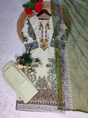 Alternative view of STITCHED New Launch Alert: Dive into the charm of Pakistani Prints & Intricate Embroidery. YD- 087