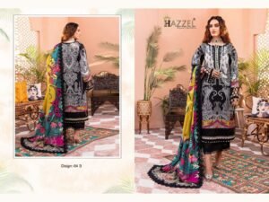 unstitched SUPER HIT DEMANDED CATLOG  HAZZEL®️ is happy to announce the launch of NEW LUXURY LAWN.
