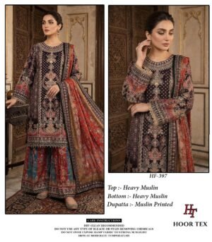 Alternative view of STITCHED New Catalogue in pakistani... *Full Stitched *   HF-397