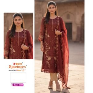 Alternative view of UNSTITCHED BRAND NAME:- FEPIC CATALOUGE NAME:- ROSEMEEN  D NO:- 6880