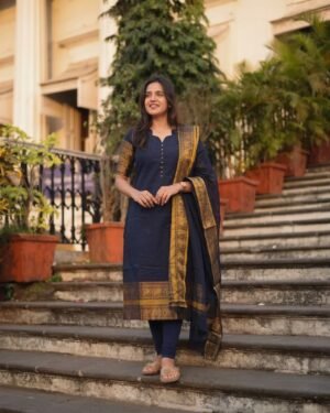 Alternative view of STITCHED Introducing New Super Trendy Kurta Dupatta (2 Piece)  7021