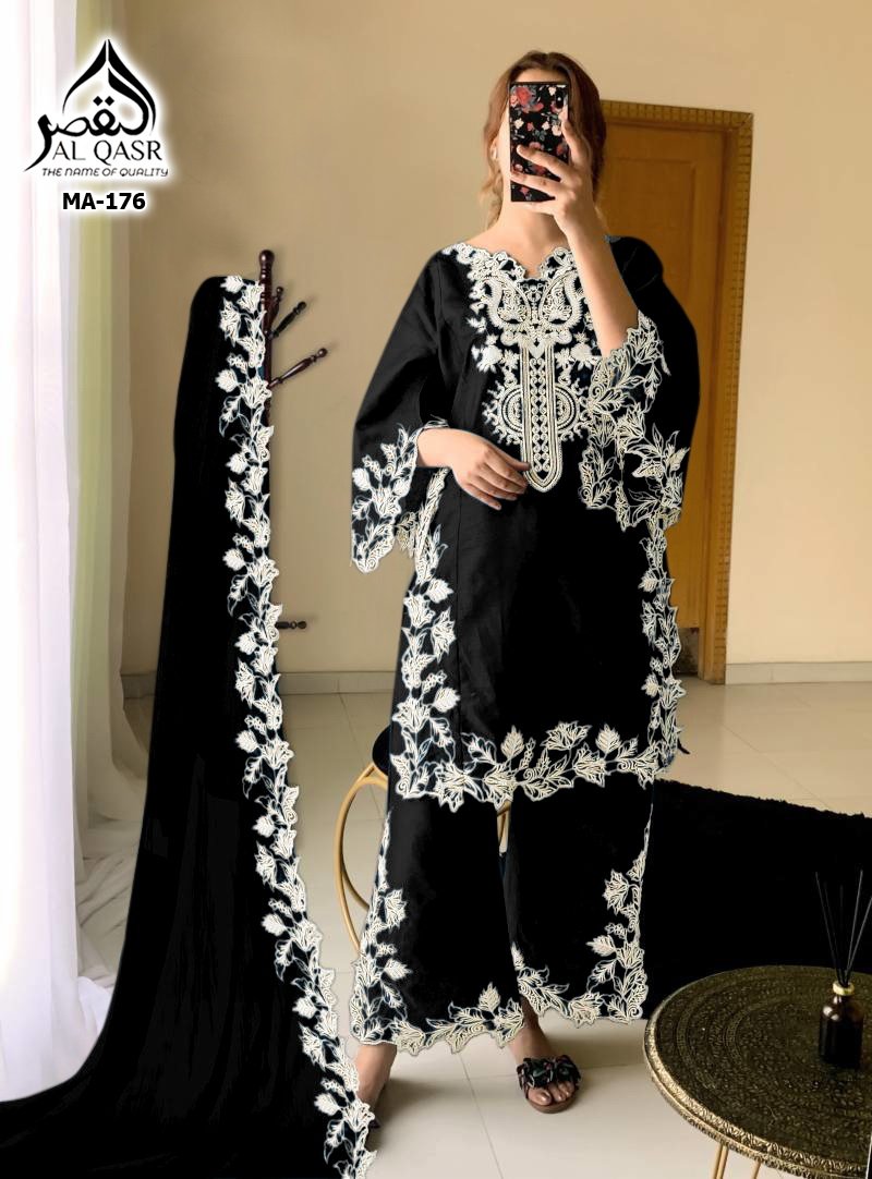 stitched HEAVY STAR GEORGETTE WITH EMBROIDERY CUT WORK AND FULL HANDWORK KHATLIWORK - Image 5
