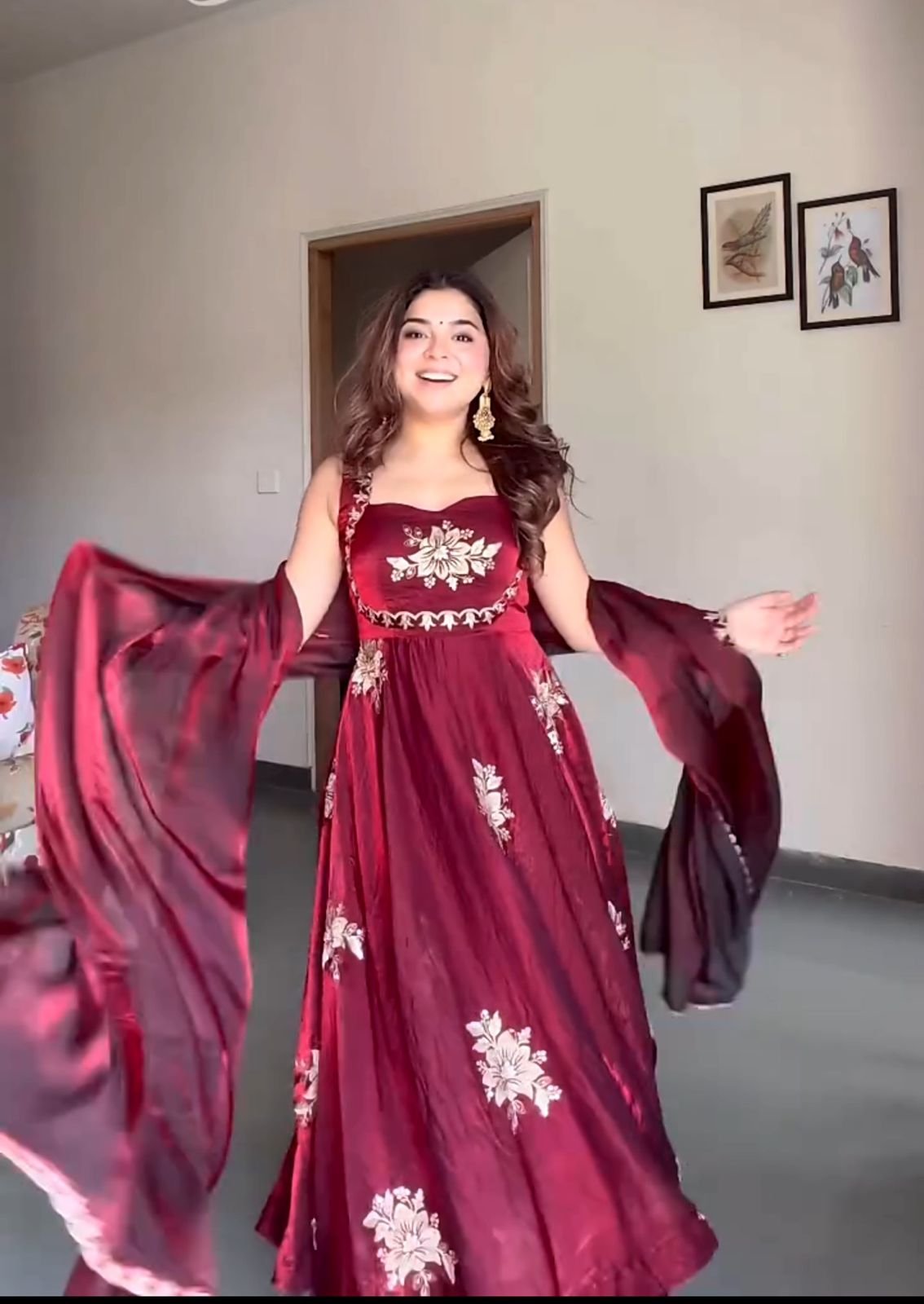 stitched gown Presenting New Đěsigner Anarkali Suit In New Fancy Style (AK-3088)