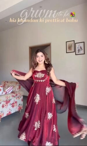 STITCHED Launching New Design Trending Zmy-Chu Silk*Gwon&Palazzo&dupatta