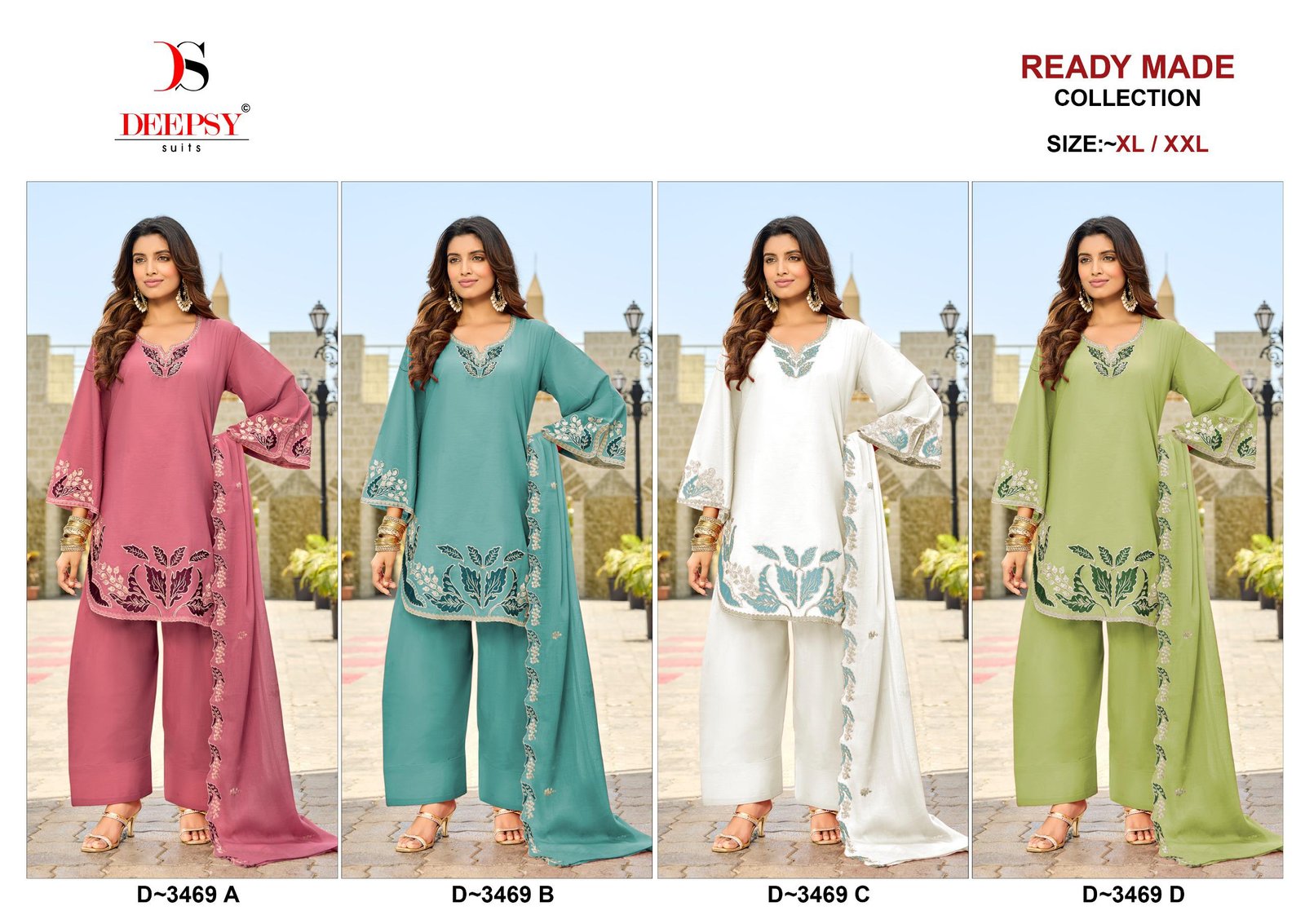 stitched Ready to wear collcetion by DEEPSY SUITS D no.: D-3469