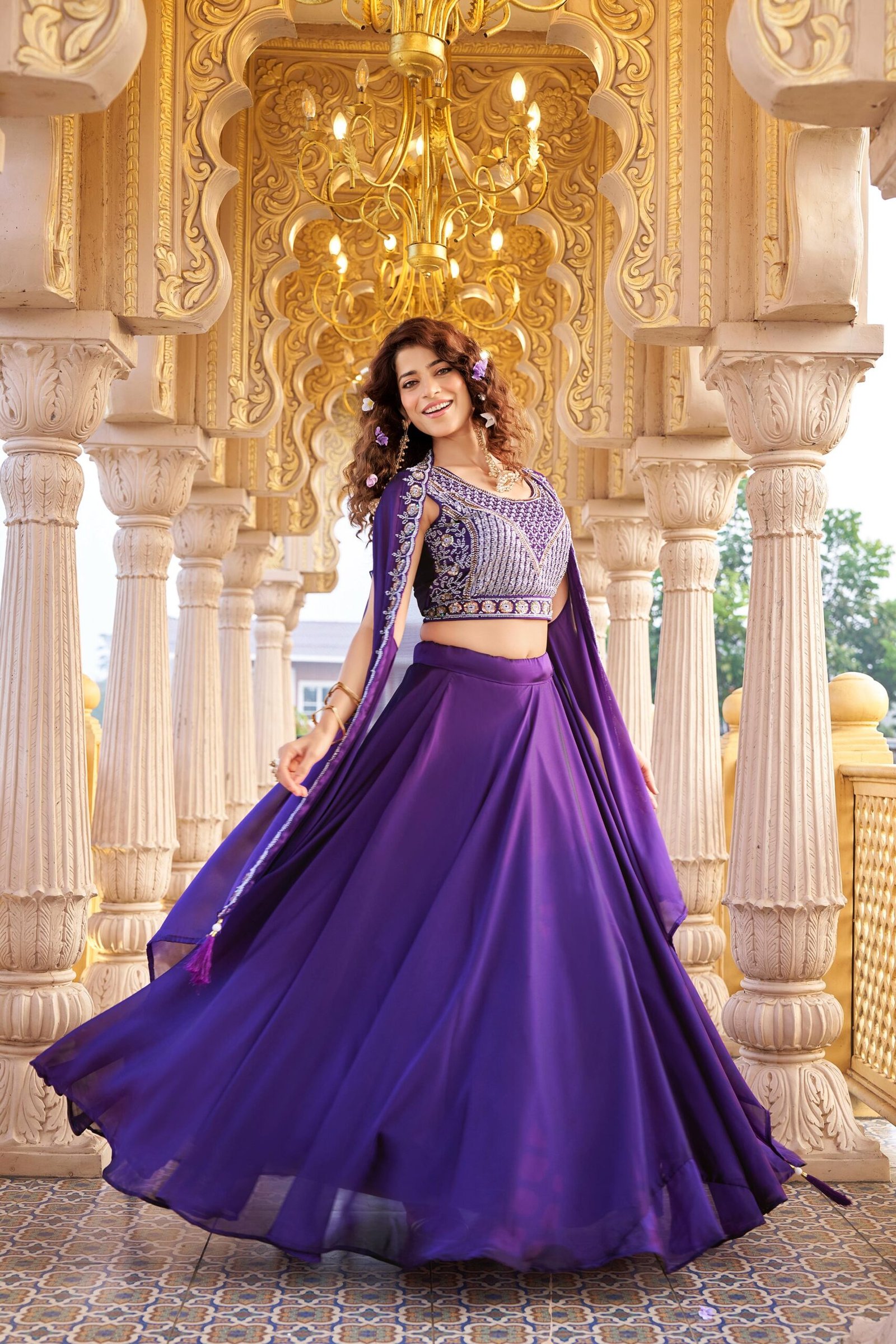 stitched choli Product code:- AK-155 AK Creation is New Launching wedding special Lehenga Choli - Image 3