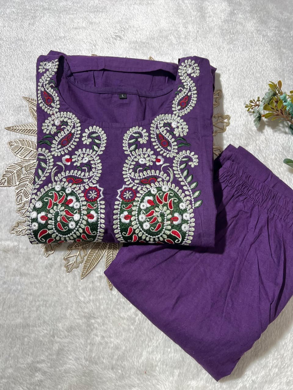 stitched SUMMER SPECIAL DHAMAKA DESINER COLLECTION Enjoy your Festival with our amazing cord set Stylish cord sets for this Festive which gives you a cool n stylish look - Image 2