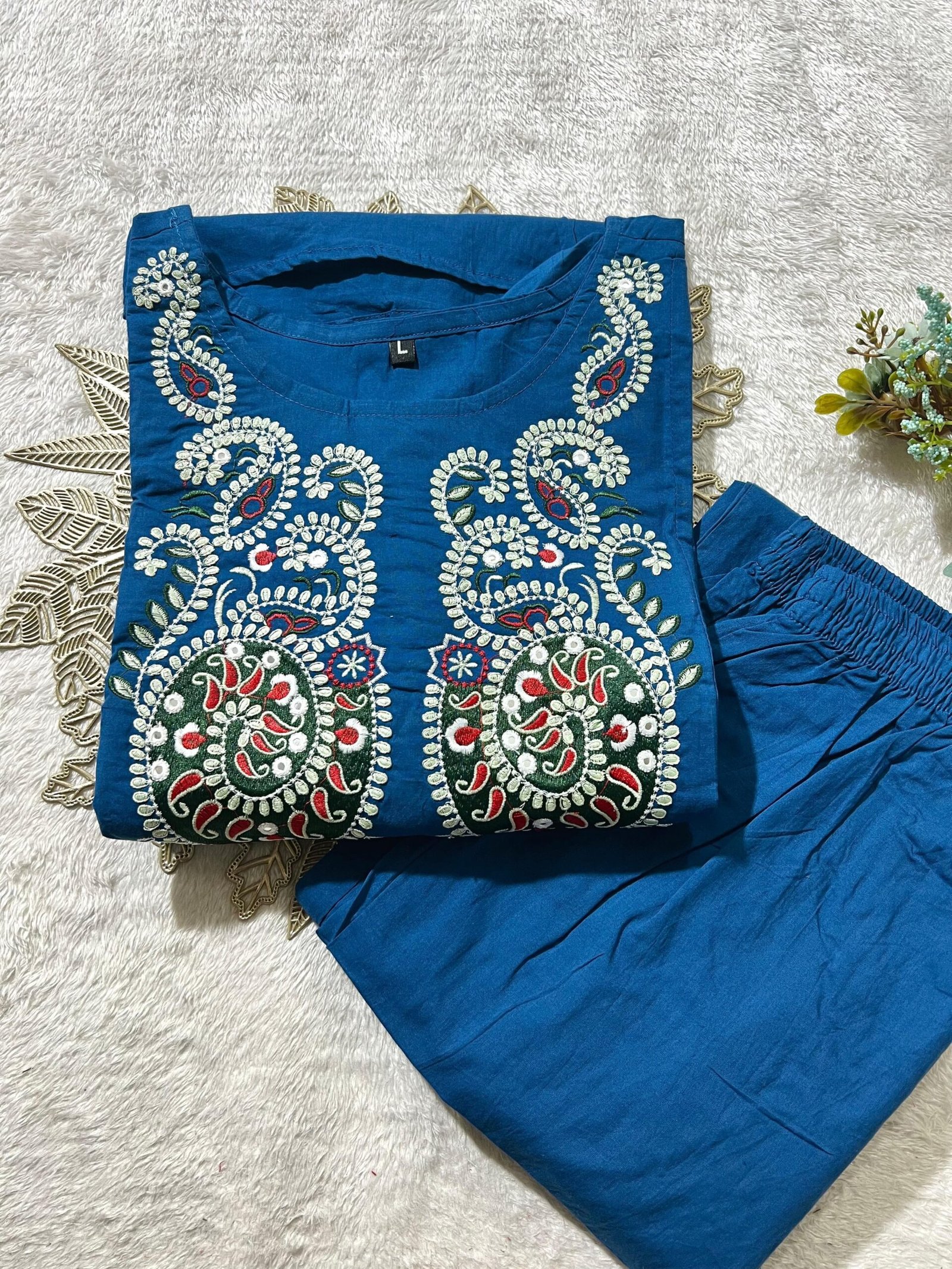 stitched SUMMER SPECIAL DHAMAKA DESINER COLLECTION Enjoy your Festival with our amazing cord set Stylish cord sets for this Festive which gives you a cool n stylish look - Image 3