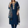 stitched New Designers Kurti Pent Dupatta Set Vatican Silk