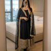 stitched Gown, Bottom & Dupatta