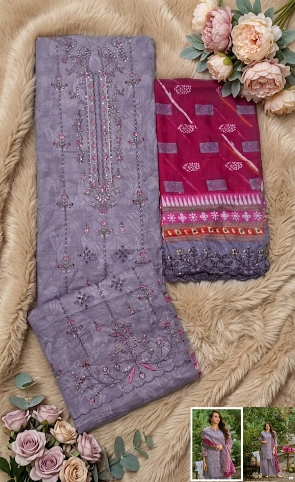 unstitched Bin Saeed -21 By Deepsy Suits D.No. 2101 , 2102 , 2103 , 2104 , 2105 & 2006 - Image 3