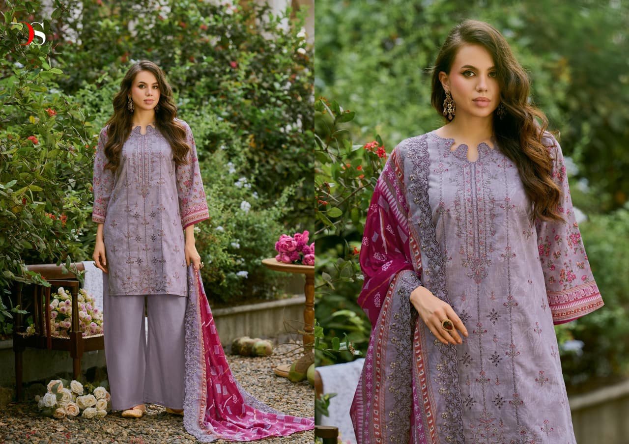 unstitched Bin Saeed -21 By Deepsy Suits D.No. 2101 , 2102 , 2103 , 2104 , 2105 & 2006 - Image 2