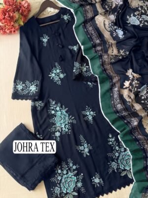 Alternative view of unstitched  JOHRA TEX JT-194 RAYYON COLLECTION
