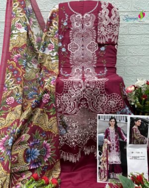 Alternative view of unstitched SANIYA TRENDZ