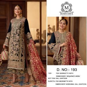 unstitched MARYAM’S - 193  Today We are Launching Exclusively Pakistani Festive & Party Wear Collection