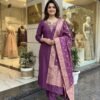 stitched Launching New Designers Kurti Pent Dupatta Set