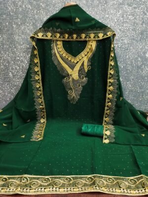 Alternative view of unstitched Exᴄʟᴜsɪᴠᴇ ᴜɴsᴛɪᴛᴄʜ ᴅʀᴇss ᴍᴀᴛᴇʀɪᴀʟ ғᴏʀ ᴡᴏᴍᴇɴ  Lɪᴍɪᴛᴇᴅ Eᴅɪᴛɪᴏɴ  Tᴏᴘ ғᴀʙʀɪᴄs: ʜᴇᴀᴠʏ ʙʟᴏᴏᴍɪɴɢ Gᴇᴏʀɢᴇᴛᴛᴇ ʜᴇᴀᴠʏ ᴇᴍʙʀᴏɪᴅᴇʀʏ ᴡᴏʀᴋ ᴀɴᴅ ᴍᴀᴄʜɪɴᴇ ᴅɪᴀᴍᴏɴᴅ 1.90 Mᴛʀ Aᴘʀᴏx