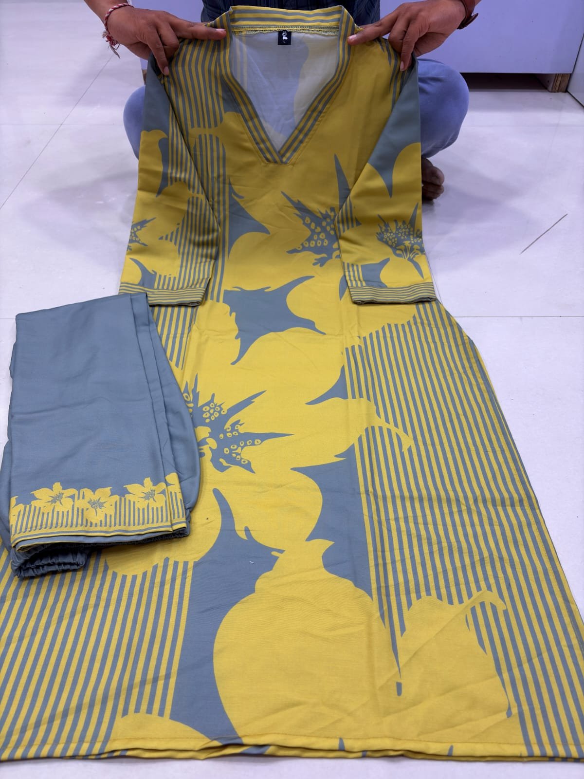 stitched New Launching co-ord set summer collection - Image 2