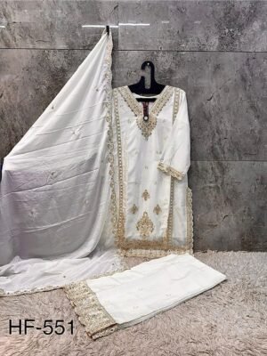 Alternative view of stitched Hoor Tex       Presents..... New Catalogue in pakistani... *Full Stitched *