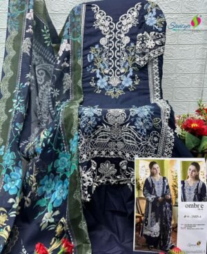 Alternative view of semi stitched BRAND NAME:-SANIYA TRENDZ CATALOUGE NAME: OMBRÉ VOL D NO:- 25005