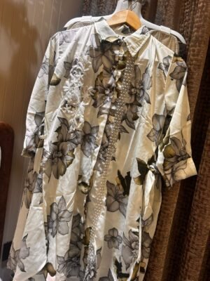 Alternative view of stitched FABRIC IMPORTED WID HANDWORK