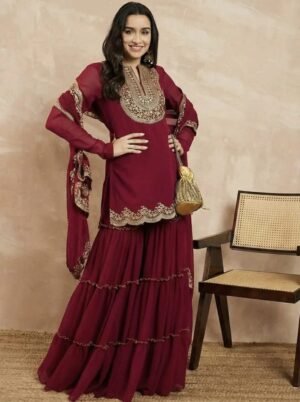 Alternative view of stitched NEW Lunching Designer party wear Look collection