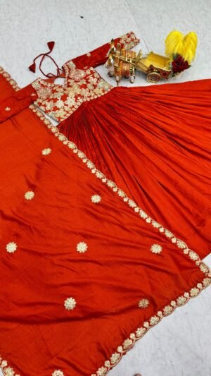 Alternative view of stitched  AK-176 AK Creation is Launching New Festival Long Gown & Duptta