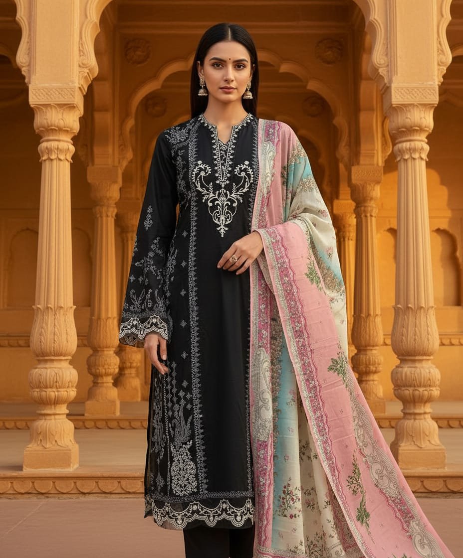 stitched New Launch Alert: Dive into the charm of Pakistani Prints & Intricate Embroidery.