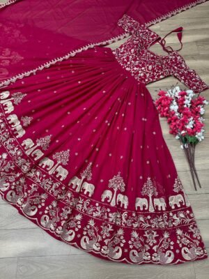 Alternative view of stitched gown  AK-108  AK Creation is Launching New Festival Gown